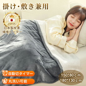 ＼限定クーポンで4,260円～／電気毛布 ひざ掛け 掛け敷き 大判 洗える 電気ブランケット 12時間タイマー 電気ブランケット 温度調節 タイマー付き 抗菌防臭 ダニ退治 省エネ 自動オフ 丸洗い 暖房器具 大きい ダブル 防寒対策 フランネル 速暖 兼用