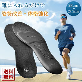 ＼限定クーポンで1,040円／ インソール 衝撃吸収 疲れにくい 防臭 アーチサポート 軽量 男性 レディース ハイアーチ ランニング 通気 運動 登山 防臭加工 美脚 立体 男女兼用 軽量