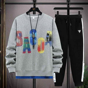 スウェット キッズ 男の子 長袖 Tシャツ カットソー 上下セット スポーツウェア カジュアル 綿 秋 白 灰 黒 黄 紫