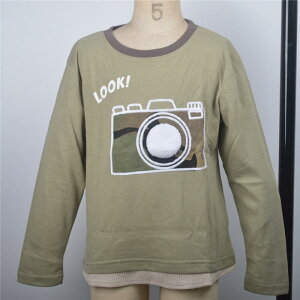 T�V���c �L�b�Y �j�̎q �q���� �t�H ���� ���b�t�� �؂�ւ� �J���� �h�J �� ���i�� ������ ���킢�� 110cm 120cm 130cm �O���[�� �O���[(x2)