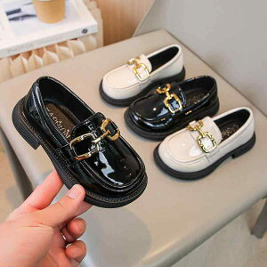 子供靴 ローファー 春秋 女の子 PUレザー スリッポン 黒 白 通学 普段使い かわいい 韓国風 7歳 8歳 9歳 10歳 11歳 12歳 小学生 幼稚園 保育園