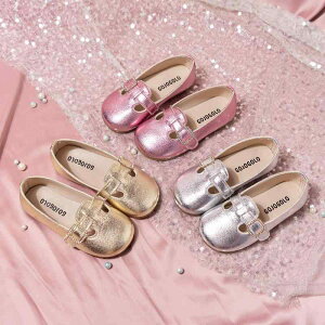 靴 子供靴 フォーマル靴 シルバー 春秋 かわいい ローファー フラットシューズ 柔らかい靴底 滑り止め 通気性 PUレザー 幼稚園 保育園 小学生