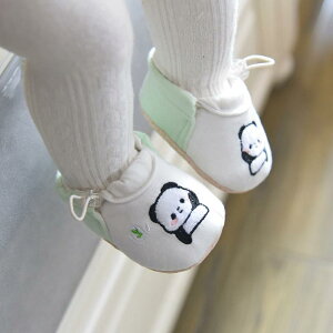 ベビーシューズ 春秋 滑り止め 室内履き ファーストシューズ かわいい パンダ柄 薄手 男の子 女の子 0歳 6ヶ月 1歳 1歳6ヶ月 2歳 通気性 柔らかい
