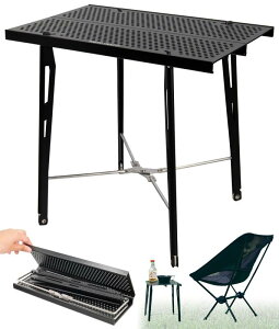 TOKYO CRAFTS �R�T�C�h�e�[�u�� �L�����v �A�E�g�h�A �܂��� �R���p�N�g 2�i�g�� �u���b�N