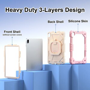 �^�u���b�g�P�[�X Huawei Matepad SE 11 �Ռ��z�� �V���R�� �X�^���h �S�ʕی� �ϏՌ� �u���b�N �u���[ ���b�h