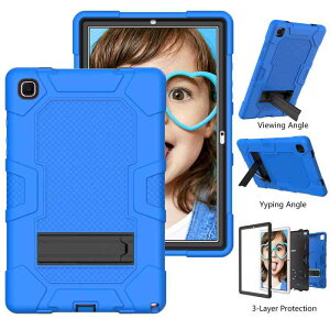 �^�u���b�g�P�[�X �ϏՌ� �X�^���h�@�\�t�� Samsung Galaxy Tab A7 T500 T505 104�C���` 2�d�\�� �����h�~ �Ռ��z�� �n�[�h�P�[�X �V���R�� ��� �u���b�N ���b�h �l�C�r�[ ���[�Y�s���N �I�����W �O��