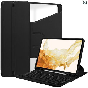 �^�u���b�g�P�[�X �L�[�{�[�h�t�� Samsung Galaxy Tab S10 FE �X�^���h�@�\�t�� ��]�� �t�F�C�N���U�[ 109�C���` 124�C���` 131�C���` �u���b�N �O���[�� �u���[ �p�[�v�� �s���N
