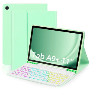 �^�u���b�g�P�[�X RGB�o�b�N���C�g�L�[�{�[�h Samsung A9 Plus S10 Lite S11 S6 Lite �J�o�[ ���C�����X Bluetooth 05m ���^ �y�� �l�ԍH�w