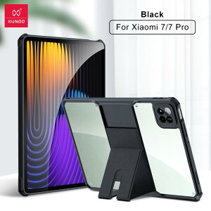 �^�u���b�g�P�[�X Xiaomi Pad 7/7 Pro 112 �C���` TPU+PC �ϏՌ� �X�^���h�@�\�t�� �����h�~ �V���v�� �u���b�N