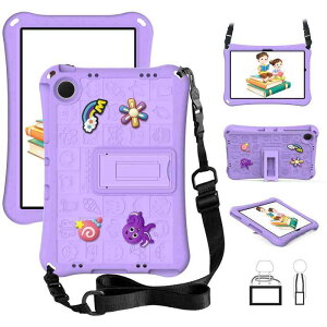 �^�u���b�g�P�[�X �q���p Samsung Galaxy Tab A9 Plus A7 Lite EVA�P�[�X �X�^���h�@�\ �ϏՌ� ���킢�� DIY ���� �~���g�O���[�� �X�J�C�u���[ �s���N ���F