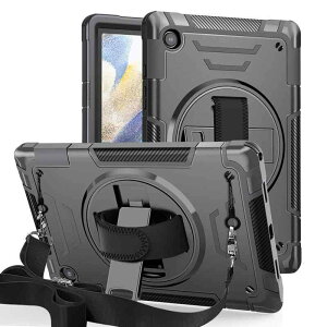 �^�u���b�g�P�[�X Samsung �q���p Tab A9+ A9 A8 A7 Lite �Ռ��z�� �X�^���h�@�\�t�� �n���h�X�g���b�v�t�� �����h�~ ���@�\ PC