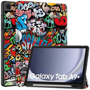 �^�u���b�g�P�[�X �O�܂� TPU �y���z���_�[�t�� Samsung Galaxy Tab A9 Plus 3666cm �X�^���h�@�\ �ϏՌ� �L�Y�h�~ ���j�R�[�� �ǉ� ��� �ӂ��L ������ ��͐��_