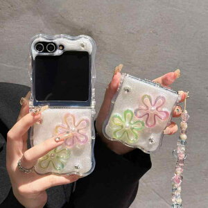 �X�}�z�P�[�X Galaxy Z Flip5/4 TPU ���킢�� �ԕ� ������ �ϏՌ� ���� �g�уJ�o�[3