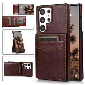 �X�}�z�P�[�X Samsung S23 S23 Ultra S23 FE S24 S22 S22 Ultra �J�[�h���[ �X�^���h�@�\�t�� PU���U�[ �ϏՌ� �S�ʕی� �����h�~ �V���v�� ���n �u���b�N ���b�h �u���[ �u���E�� ���[�Y�S�[���h �~���g�O