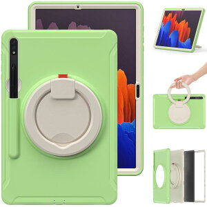 �^�u���b�g�P�[�X �q���p ��]�X�^���h�t�� �V���R�� �S�ʕی� �ϏՌ� Samsung Galaxy Tab A8 S7+ S8+ S7 FE A7 Lite S7 S8 S6 Lite3