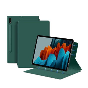 �^�u���b�g�P�[�X Galaxy Tab S8 S8+ S8 Ultra S7 S7+ S7 FE �X�^���h�@�\�t�� ���C�z�� PU���U�[ �ی�P�[�X �ϏՌ� �r�W�l�X�^�C��