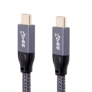 10Gbps USB-C USB3.1�^�C�vCGen2�I�X-�I�X�f�[�^�r�f�I100W�P�[�u��(�^�u���b�g�A�d�b�A���b�v1.5M�p��E�}�[�J�[�t��)