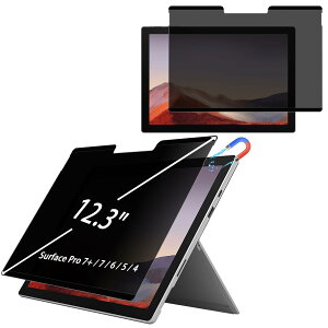 �`�����h�~ �ی�t�B���� Surface(�T�[�t�F�X) Pro 7+/7 Plus/7/6/5/4 12.3�C���` �Ή� ���E�� �v���C�o�V�[�t�B���^�[ �}�O�l�b�g�� �̂������h�~ �u���[���C�g�J�b�g ���O���\ ���ʎg�p�\ ��