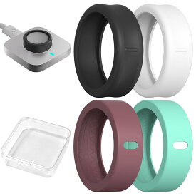 Oura Ring Gen 4/4 Ceramic/Gen 3 Horizon/Heritage 用 スマートリングカバー 4個セット 傷防止