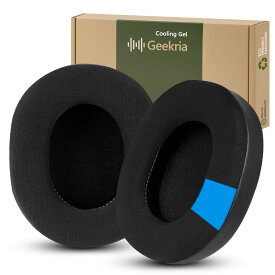 Geekria イヤーパッド Sport 互換性 パッド ー ー SONY MDR-7506, MDR-V6, MDR-V7, MDR-CD900ST ヘッドホンに対応 パッド イヤー/イヤーカップ (冷却ジェル/ブラック)