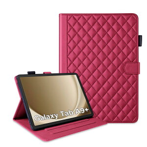 for Galaxy Tab A9 plus �P�[�X �M�����N�V�[�^�ua9�v���X �J�o�[ Galaxy Tab A9 Plus SM-X210/X216/X218�^�u���b�g�p �P�[�X Galaxy �^�u���b�g a9+ �J�o�[ Galaxy tab a9+ �P�[�X �J�[�h���[ �X�^���h�@�\ �ϏՌ� ��
