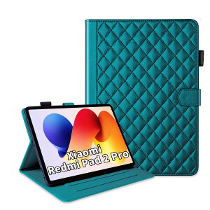 For Redmi Pad 2 Pro �P�[�X xiaomi �^�u���b�g �J�[�h���[ 12.1 �C���` �p�� Redmi Pad 2 Pro �J�o�[ �P�[�X �X�^���h�@�\ �ϏՌ� ����PU���U�[ �C�菝�h�~ ���΃N���b�v �S�ʕی�,�^�[�R�C�Y