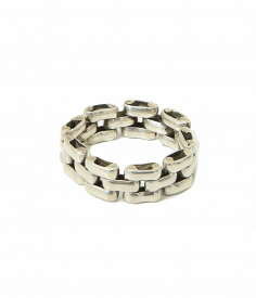 LAVER / ラバー : 3 LINK RING : リング アクセサリー ジュエリー メンズ スリーリンク つなぎデザイン ギフト プレゼント 収納袋 巾着付属 ファッション小物 シンプル ハンドメイド シルバー SV925 : LAVER-NO-17 【COR】【コンパクト】