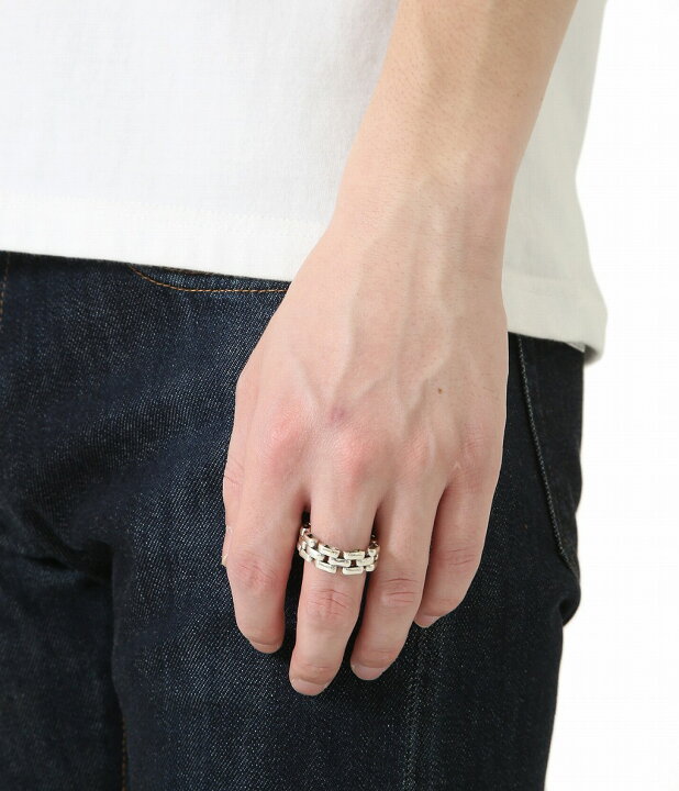 楽天市場】[送料無料]LAVER : 3 LINK RING : LAVER-NO-17 [COR LAVER リング