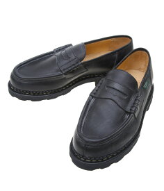 【送料無料】Paraboot / パラブーツ : REIMS/MARCHE NOIRE-LIS NOIR : メンズ シューズ レザーシューズ 革靴 レザー リスレザー MARCHE2 コインローファー ボリューム感 シンプル トラッド クラシック 大人 綺麗目 ブラック ノアール : 99412 【MUS】【BJB】