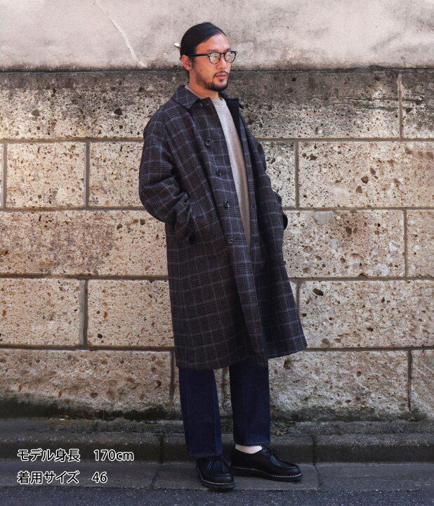 楽天市場 Anatomica アナトミカ Single Raglan 2 S P Gabardine シングル ラグラン コート ロング コート ギャバジン リバーシブル コットンギャバジン ツイード チェック メンズ 530 552 02 Mus ａｒｋｎｅｔｓ