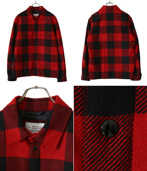 楽天市場】WOOLRICH : ALASKAN WL CHK OS : WOOS0048[MUS][U 
