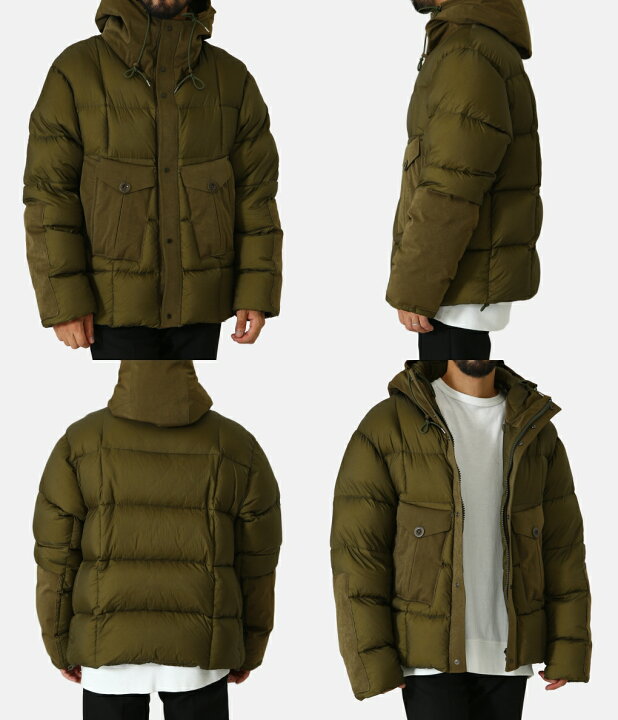 楽天市場】Ten c : TEMPEST COMBO DOWN JACKET PIECE DYED NYLON 