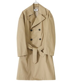 【送料無料】MM6 Maison Margiela / エムエムシックス メゾンマルジェラ : 【レディース】TRENCH COAT : トレンチコート ベージュ アウター ロング MM6 マルジェラ Maison Margiela : S52AH0061S52532114【ANN】