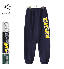 【送料無料】WP / ダブリューピー : WP×CAMBER COLLEGE SWEAT PANTS / 全4色 : ダブリューピー キャンバー カレッジ スウェット パンツ カレッジロゴ プリント メンズ : WP10-PT03【WAX】