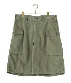 orSlow / オアスロウ : U.S ARMY 2 POCKET CARGO SHORTS : オアスロウ ユーエス アーミー ツーポケット カーゴ ショーツ ショートパンツ アーミーグリーン コットン100％ 日本製 メンズ : 03-7250-76【STD】【コンパクト】