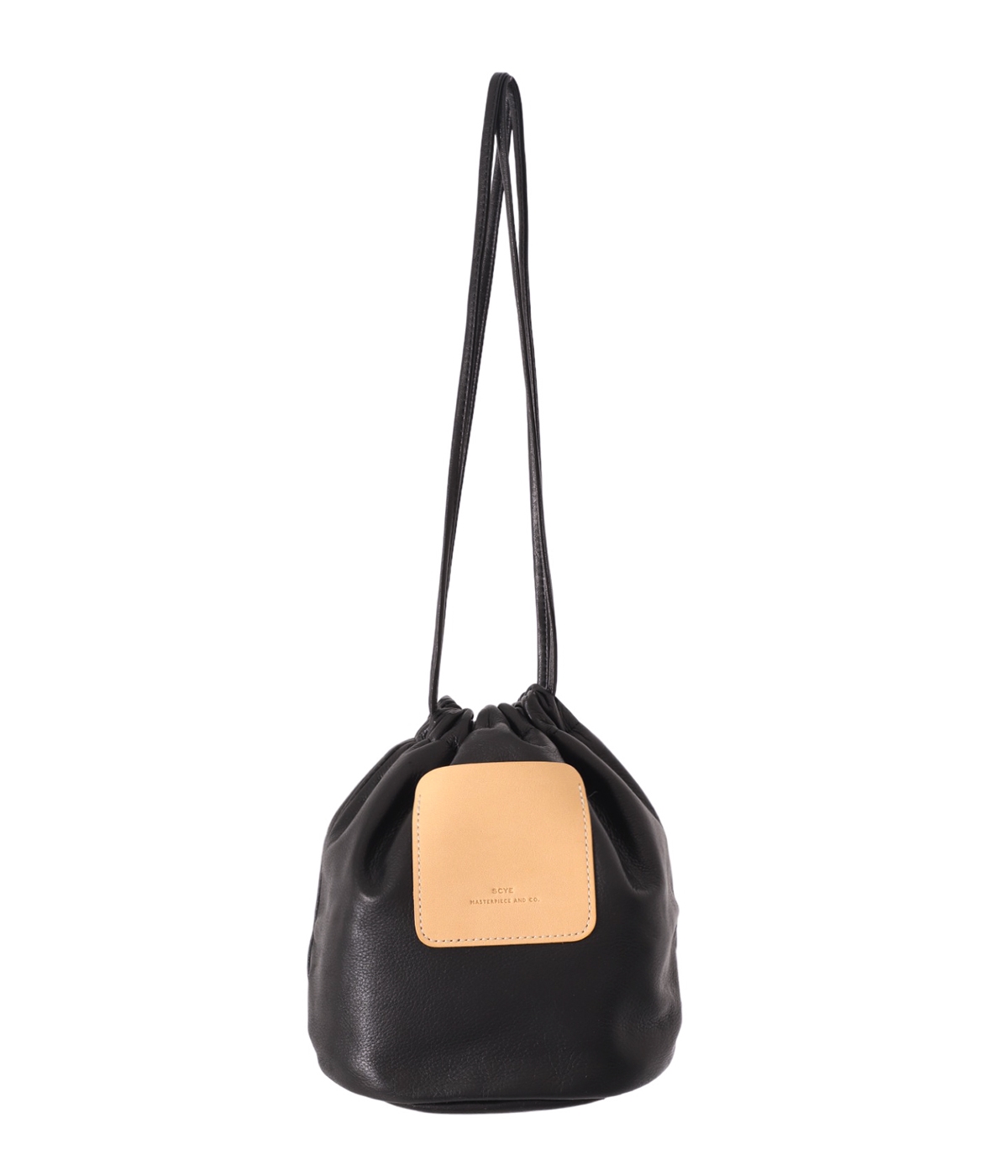 Scye / サイ ベーシックス : Soft Leather Drawstring Bag / 全2色
