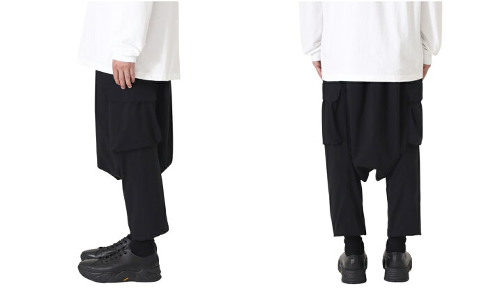 楽天市場】[SALE]FUMITO GANRYU : Mixture sarrouel tech pants / 全2 