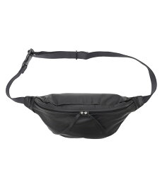 【送料無料】Hender Scheme / エンダースキーマ : cow waist pouch bag : バック ウエストバッグ ブラック レザー 経年変化 デイリー ショッピング アクティブ フェス 旅行 肉厚 カウレザー ナイロンテープ 光沢感 コンパクト 日本製 : tq-rb-cwp【COR】