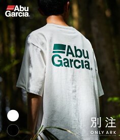 Abu Garcia / アブガルシア : 【ONLY ARK】別注 PRINT TEE : オンリーアーク 別注 プリント ティー Tシャツ カットソー ロゴティー ロゴ バックプリント メンズ ブラック ホワイト コットン カジュアル : ONLYARK-0-2020【NOA】【REA】【コンパクト】