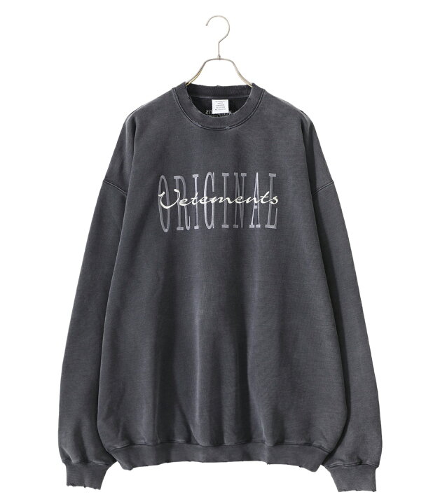 楽天市場】[SALE]VETEMENTS : ORIGINAL LOGO SWEATSHIRT : UE54CW120B  