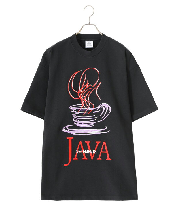 楽天市場】[SALE]VETEMENTS : JAVA EMBROIDERED T-SHIRT : UE54TR220B 