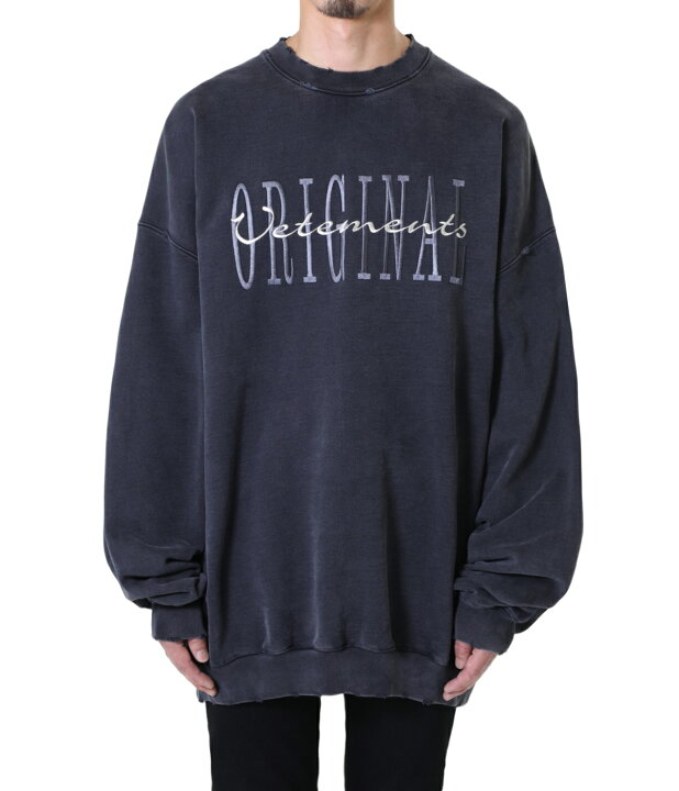 楽天市場】[SALE]VETEMENTS : ORIGINAL LOGO SWEATSHIRT : UE54CW120B 