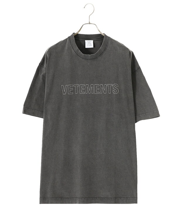 楽天市場】[SALE]VETEMENTS : LOGO OUTLINE T-SHIRT : UE63TR440B [RIP  