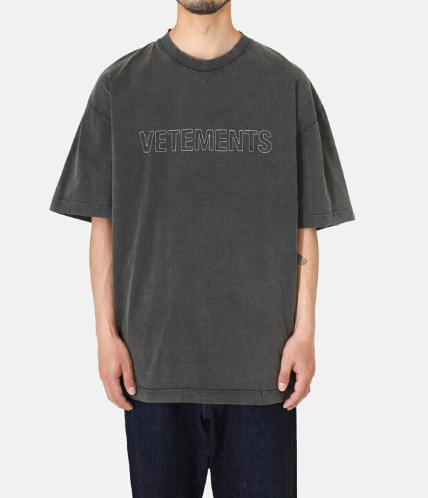 楽天市場】[SALE]VETEMENTS : LOGO OUTLINE T-SHIRT : UE63TR440B [RIP  