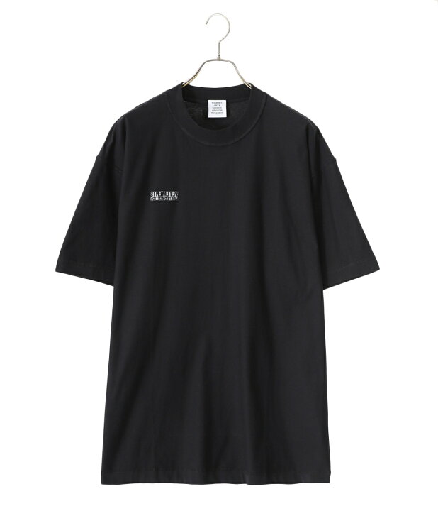 楽天市場】[SALE]VETEMENTS : ALL BLACK INSIDE-OUT T-SHIRT 