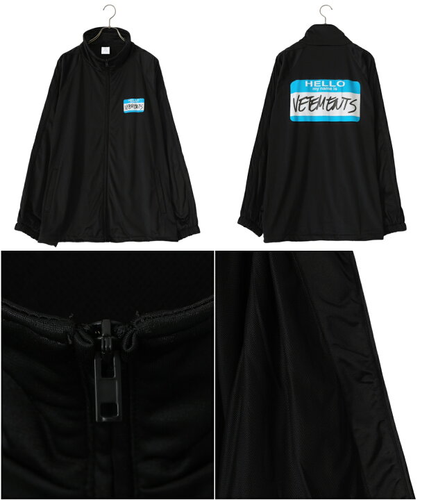 楽天市場】[SALE]VETEMENTS : MY NAME IS VETEMENTS TRACKSUIT JACKET 
