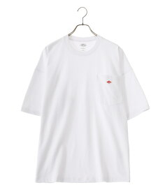 【送料無料】DANTON / ダントン : BIG POCKET T-SHIRT : / 全3色 : ビッグ ポケット Tシャツ グリーン ネイビー ホワイト オーバー コーディネート ブランドロゴワッペン カラーバリエーション タフ 空紡天竺 軽さ ポリエステル : DT-C0199TCB【STD】【コンパクト】