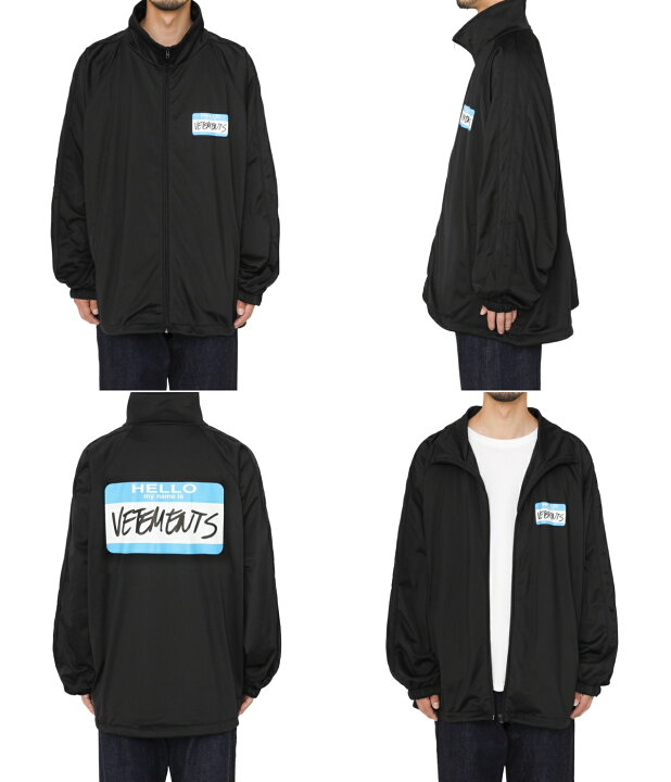 楽天市場】[SALE]VETEMENTS : MY NAME IS VETEMENTS TRACKSUIT JACKET 
