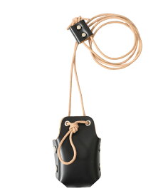 【送料無料】Hender Scheme / エンダースキーマ : assemble neck pouch S / 全2色 : アッセンブル ネック ポーチ スモール ストラップ レザー ファッション雑貨 アクセサリー ユニセックス ブラック ホワイト ギフト プレゼント 贈り物 日本製 : ol-rc-ans【DEA】