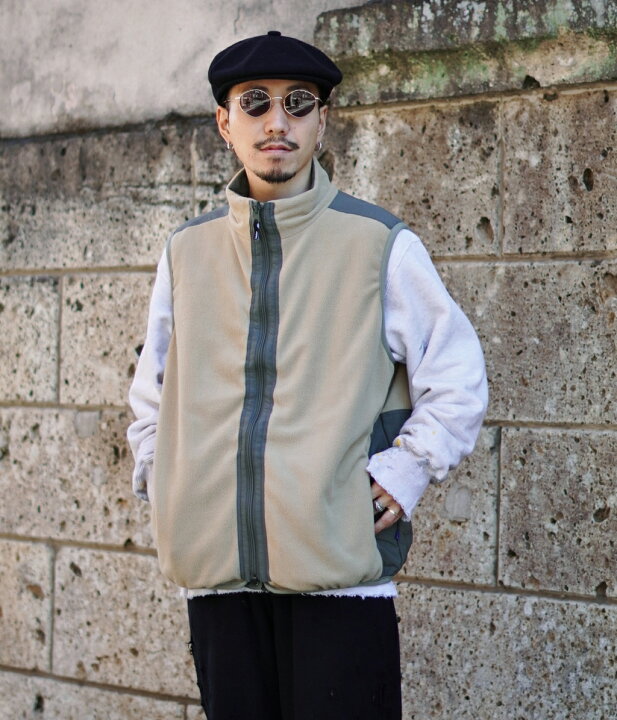 楽天市場】[SALE]Caledoor : Reversible Nylon/Recycled Fleece Vest 